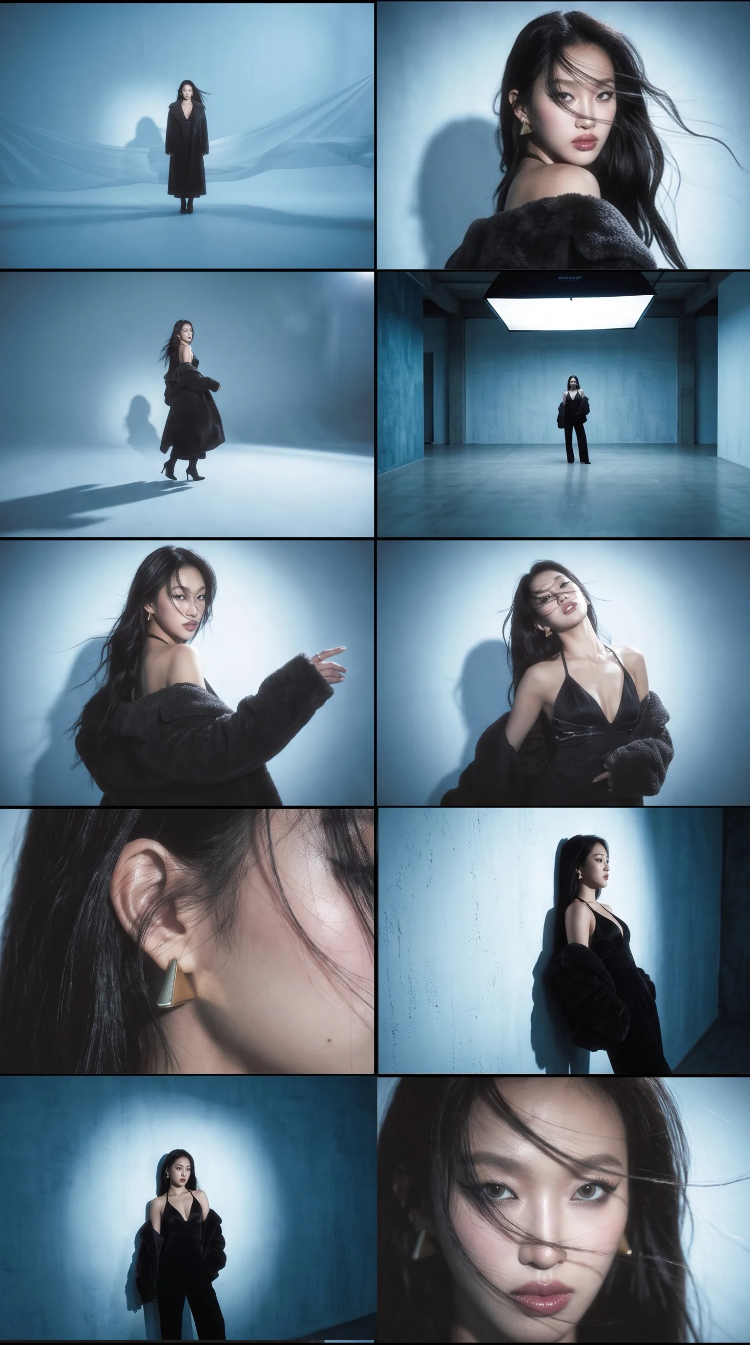 AI catalog photography, garment detail, look 7 — Nullcamera Production